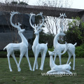 Stainless Steel Sculpture Deer Shape